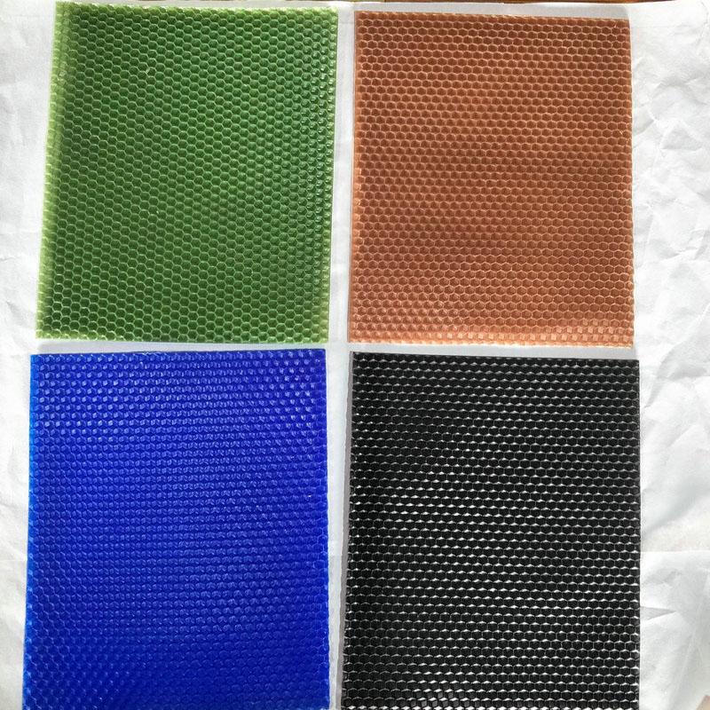 12pcs Color Beeswax Nest Base Sheet 20*15*0. 3cm Natural Bee Material Wax Wedding Birthday Party Diy Craft Wax Roll Sheet
