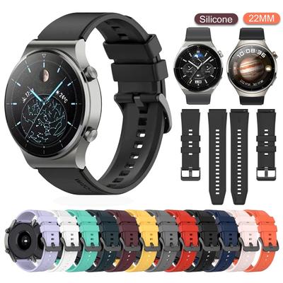22mm Silikon-Uhrenarmband für HUAWEI WATCH GT4 46mm Uhr 4/3 Pro Smartwatch-Armband für Huawei Watch GT Runner Armband Zubehör