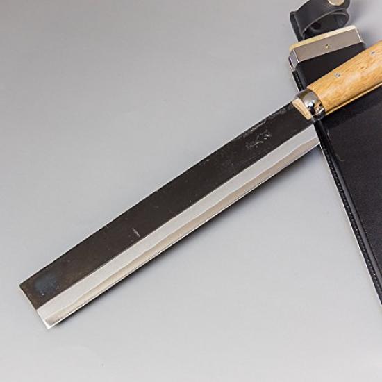 Authentic Tosa Fire Hatchet Aogami Steel Split 210mm “Gokujo” [Bamboo Hatchet]