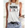 Printed Vest Pattern Printed Vest Women's Sleeveless Round Neck Casual Top
