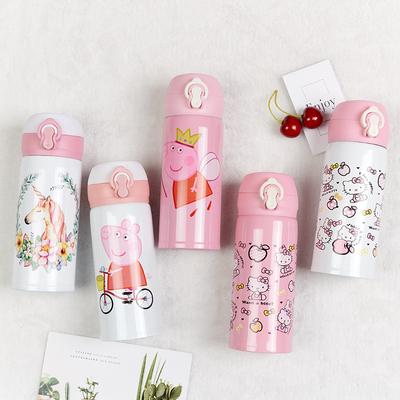 Stainless Steel Mug Mini Cartoon Bouncing Cup Student Cute Sports Cup Gift Cup