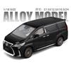 1/18 Lexus LM300 MPV Alloy Car Model Diecasts Metal Commercial Vehicles Car Model Simulation Sound and Light Childrens Toy Gifts