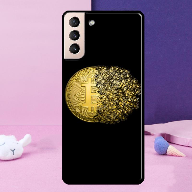 Bitcoin BTC Case For Samsung Galaxy S23 S22 Ultra S21 S20 FE Note 10 20 Ultra S8 S9 S10 Plus Cover