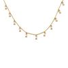 Tassel Square Zircon Pendant Necklace Women Ins Style Fashion Versatile Choker