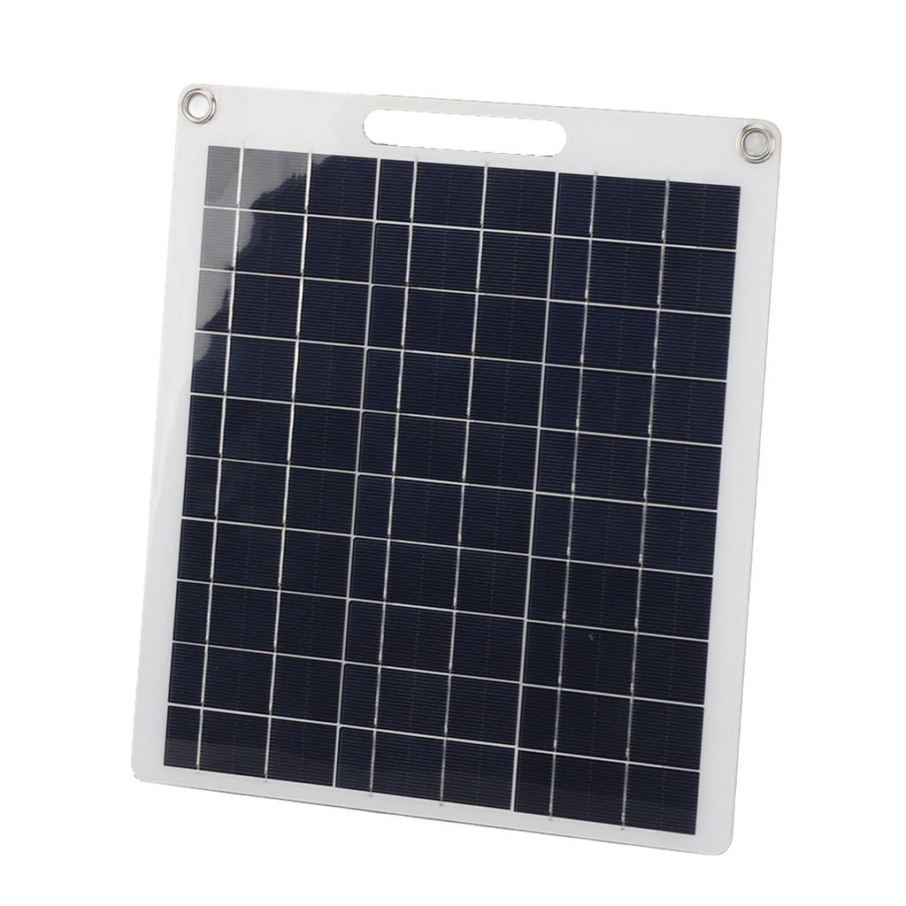 30W Solar Panel 5V Dual USB Monocrystalline Silicon Solar Cell Panel Module Waterproof Foldable Portable Solar Panel