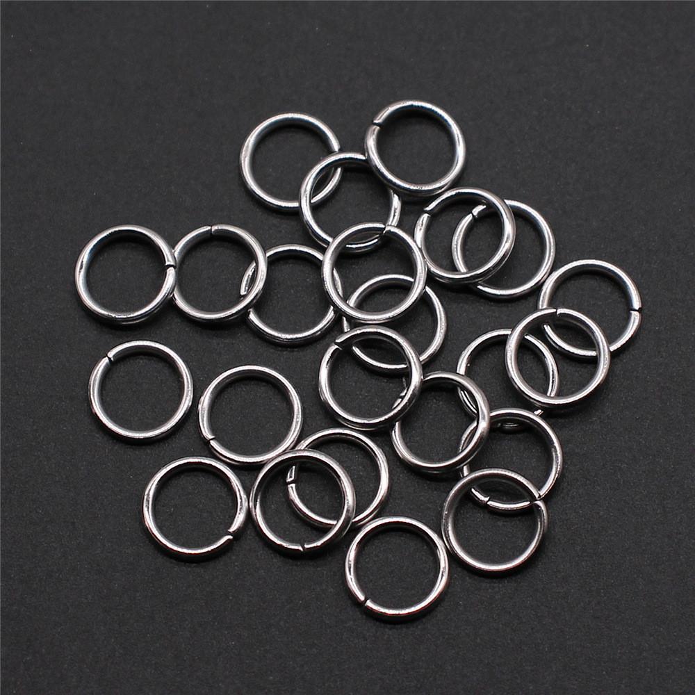 Stainless Steel Closed Rings Split Rings Bulk Connectors For DIY Projects