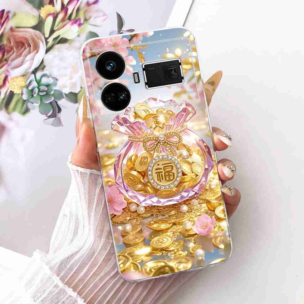 Bunte Mode Hülle für Realme GT5 5G RMX3820 Silikon TPU Abdeckung für Realme GT5 GT 5 240W 5G RMX3823 6.74" Bumper Handyhüllen
