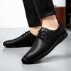 Men's Casual Shoes Cow Split Leather Vintage Mens Shoes Oxford Shoes For Men Designer Flats Wedding Formal Dress Footwear Male
