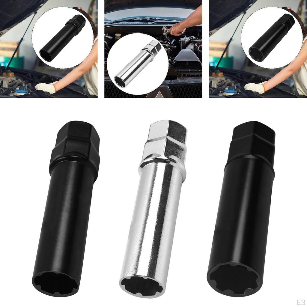 Car Repair Lug Nut Socket Set with Tuner Key and Wrench