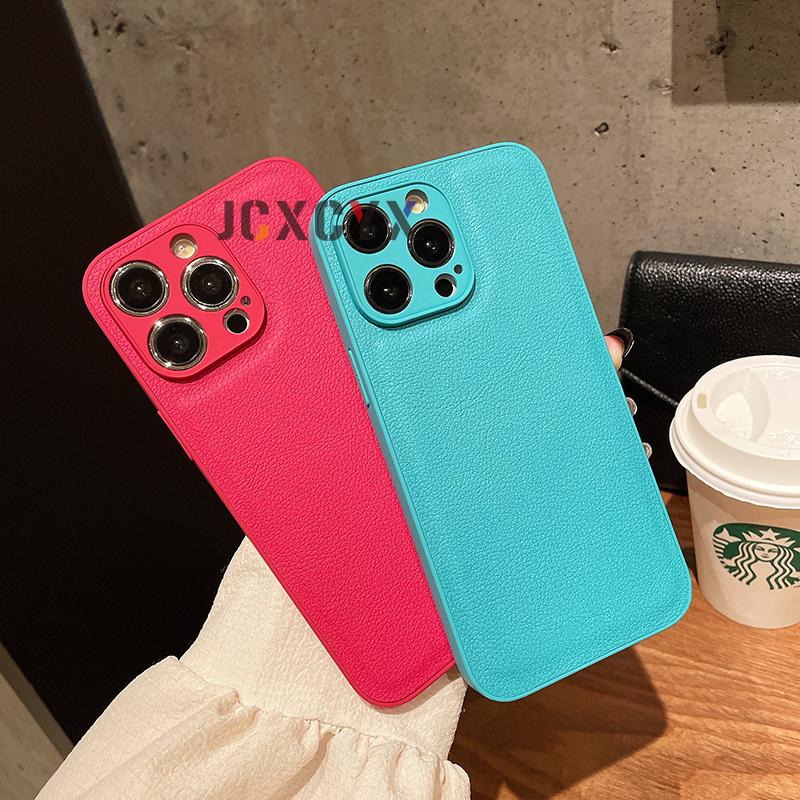 Hohe Qualität Korea Retro Leder Pu Weiche Telefon Fall Für Iphone 13 12 11 14 Pro X Xs Max Xr 7 8 Plus Se Mini Luxus Zurück Abdeckung