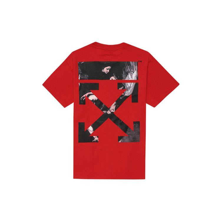 OFF WHITE T Shirts Men's Crew Neck Moderate Straight Fit OMAA038S201850042088