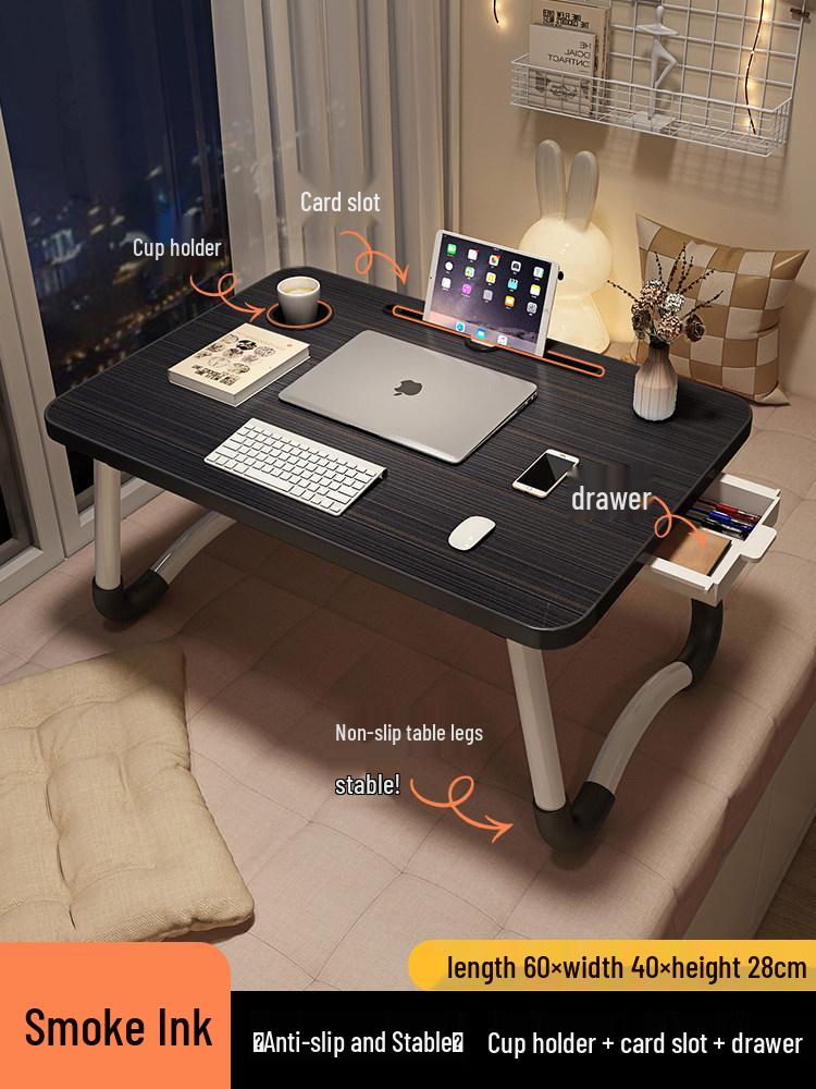 Foldable Bedside Table & Study Desk for Dorms and Kids