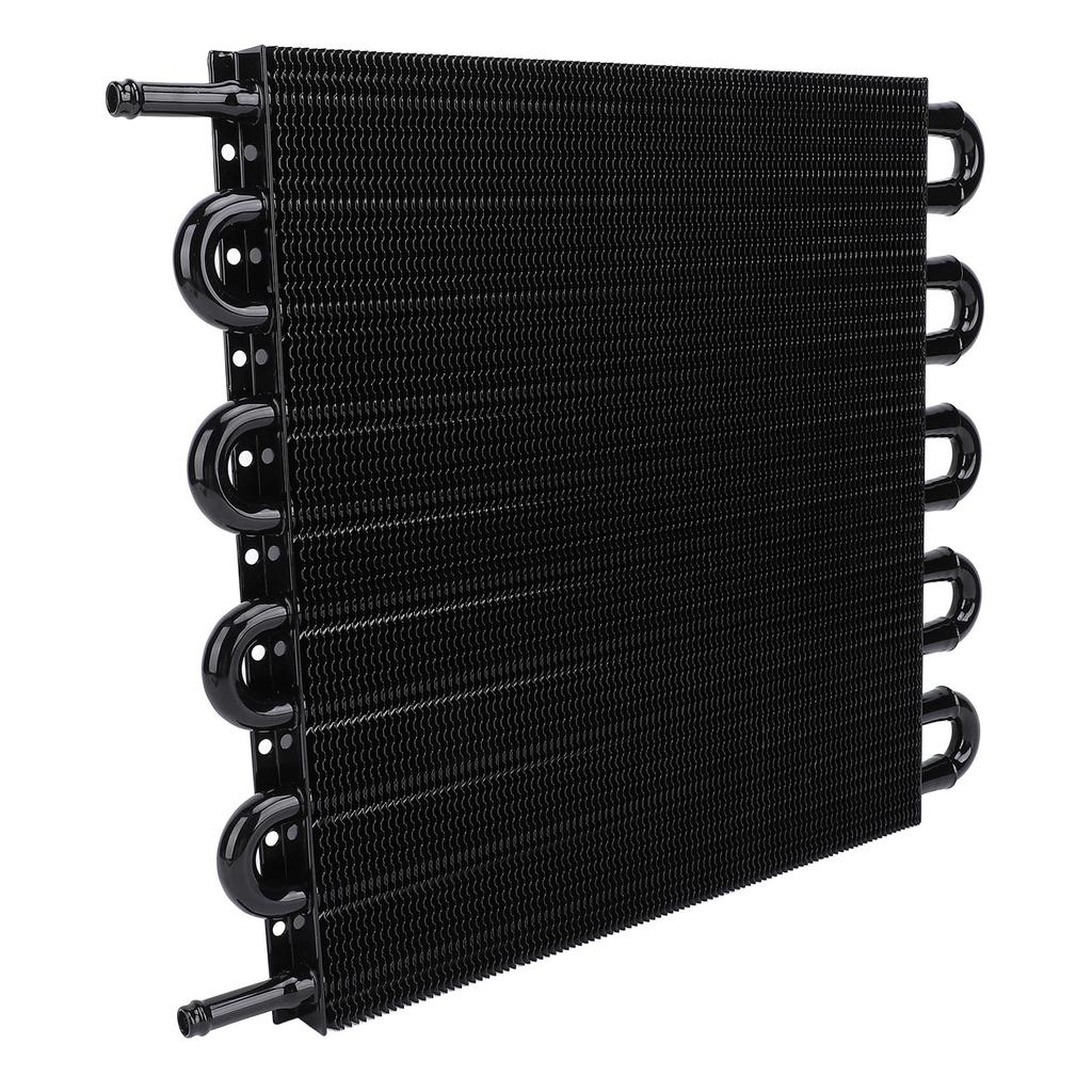Transmission Oil Cooler 10 Row 395mm Aluminum Enhanced Fuel Efficiency Engine Oil Cooler Kit for 5 16in Transmission