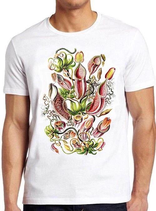 Pitcher Plant Nature Art Drawing Ernst Haeckel Nepenthaceae Gift T Shirt M936 M