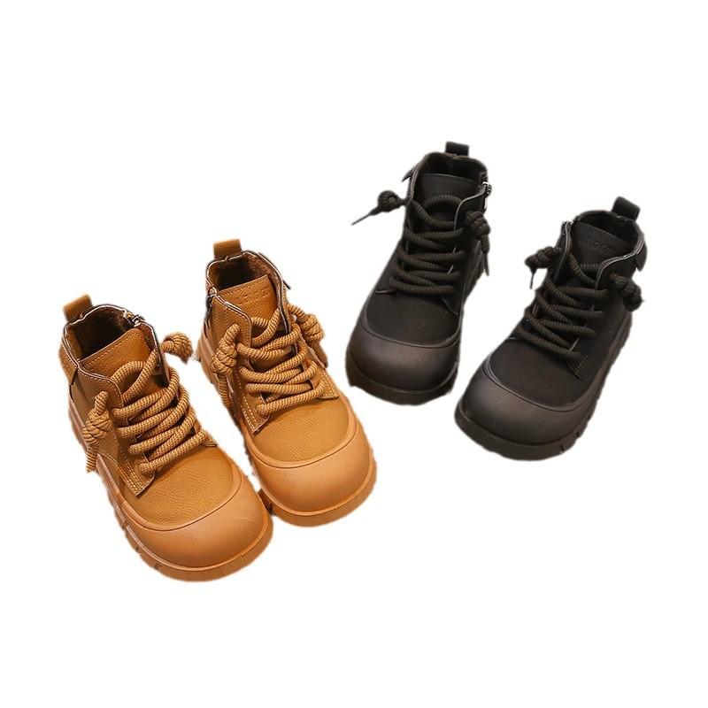 New Autumn and Winter Fashion British Style Retro Boys and Girls Stylish Martin Boots