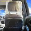 100pcs Disposable Plastic Car Seat Protector For Auto Garage Professionals Oil and Dirt Proof Covers