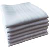 Set di 6 fazzoletti in puro cotone bianco, 40 cm - Ideale per il fai-da-te e le vendite transfrontaliere
