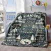 2026 New Arrivals 1pc Camping Rules Themed Perfect Outdoor Gift, Suitable for Camping Enthusiasts Soft, Lightweight And Warm, Suitable for All Seasons