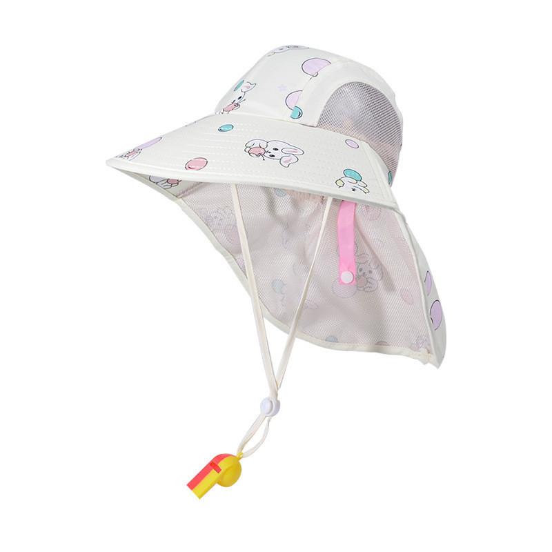 Children's Cartoon Fisherman Hat Summer Outdoor Sunshade Cap With Wide Brim 1132