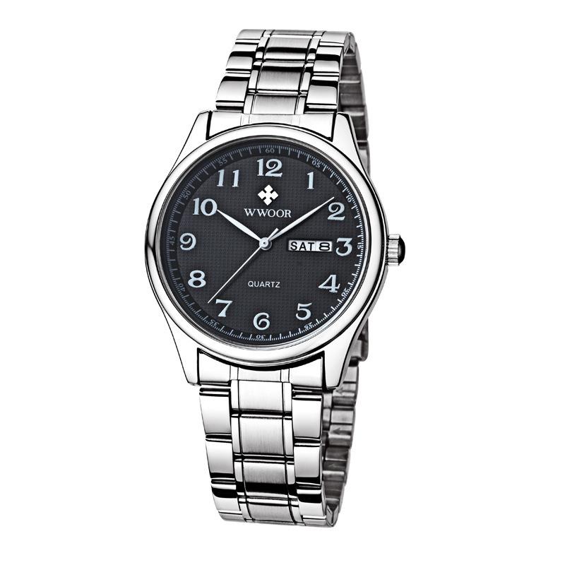 Wwoor Men'S Watch Non-Mechanical Watch Retro Middle-Aged And Elderly Waterproof, Men'S Watch, Watch