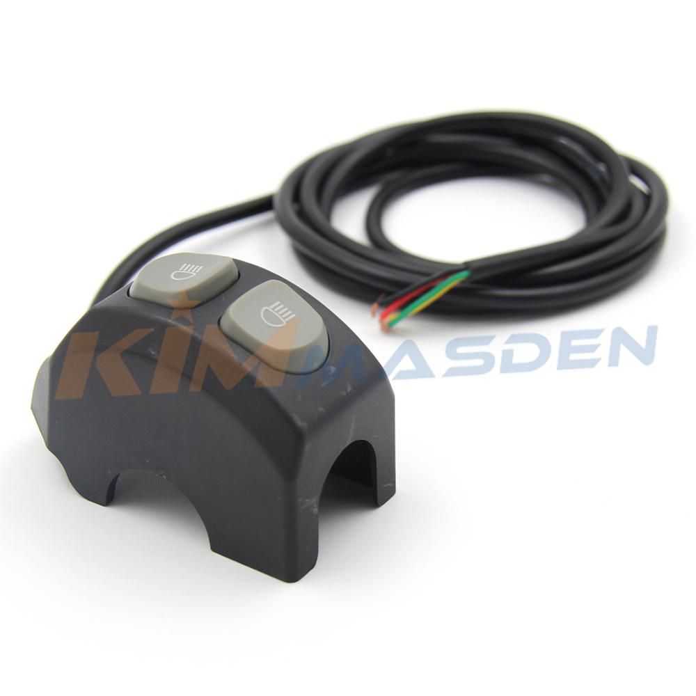 Handle switch controller handle button button For BMW R1200GS R1200 GS ADV / Adventure LED Fog Lights Wiring Harness Switch On
