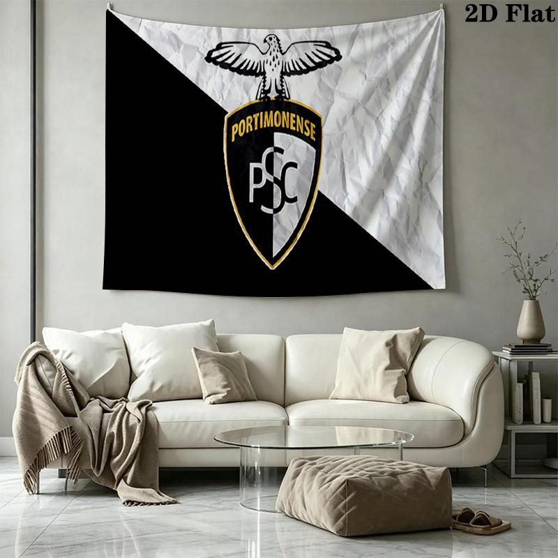 Portimonense SC Wall Tapestry Aesthetic Wall Hanging Printed Fabric Blanket Decorative Tapestries for Bedroom Living Room Home Decor