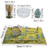 6PCS/Set Japanese-style matcha bowl ,Cloth, Spoon, Strainer, Tea Whisk, Perfect Gift For Ceremony, Traditional Decoration