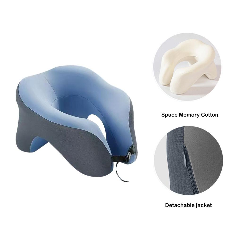 Neck Protect Travel Pillow Cushion Without Carry Bag Memory Foam Neck Cushion Travel Essentials Ear Cervical Healthcare