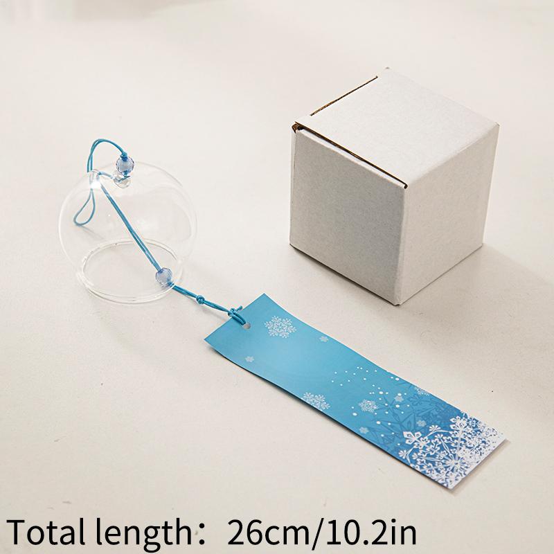 Glass Vindklokke Utendørs Japansk Stil Vindspill Hengende Anheng Vindu Gård Hage Klokkespill Dekorasjon campanillas de viento