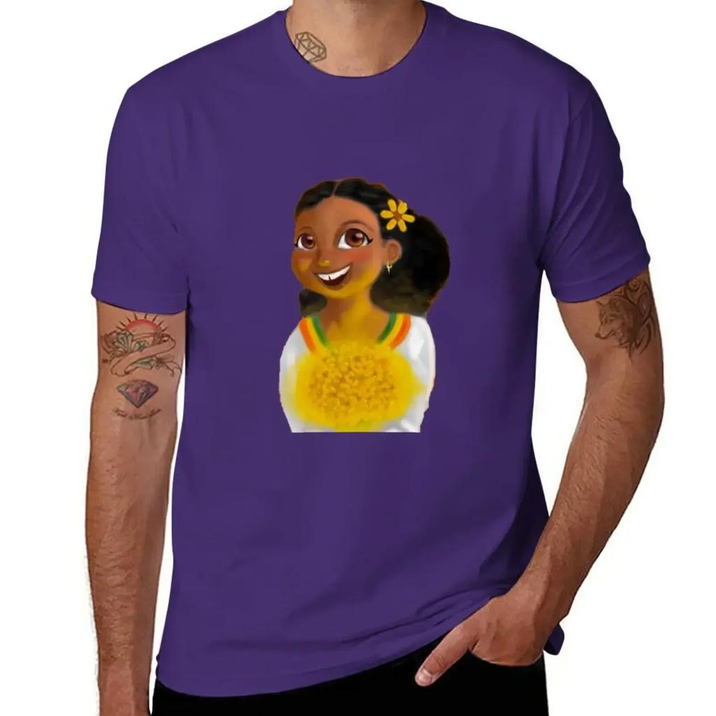 Ethiopian New Year||????? T-Shirt Tees Quick Drying Heavyweights Funny T Shirts for Men