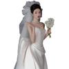 Elegant Strapless Satin Wedding Gown with Small Train - Simple French Design in White