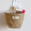 Aufbewahrungstasche, zusammenklappbar, schöner Mini-Aufbewahrungskorb aus Baumwollleinen für den Haushalt