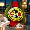Club America Print Blanket - Soft & Comfortable, for Bedroom, Travel, Sofa, Home Decoration - Birthday Christmas Gift for Friend