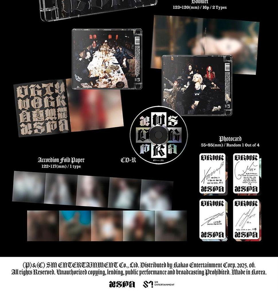 (Dirty Code Ver.) Aespa [Dirty Work] Single Album