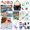 Handmade Necklace Earrings UV Resin Mold English Letters Numbers Pendants Silicone Molds Alphabet Keychain Casting Mold