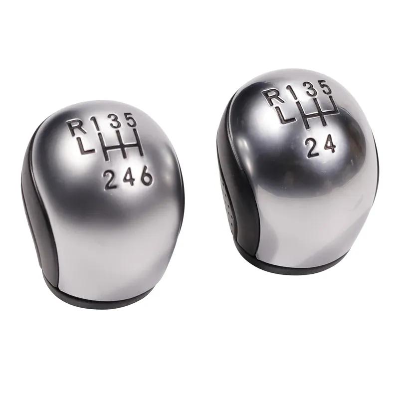 Hight Quality Gear Shift Knob Manual 6/5 Speed Gear Shift Knob Plastic For Citroen C5 2001-2008 Peugeot 407 RCZ Shifter Handle
