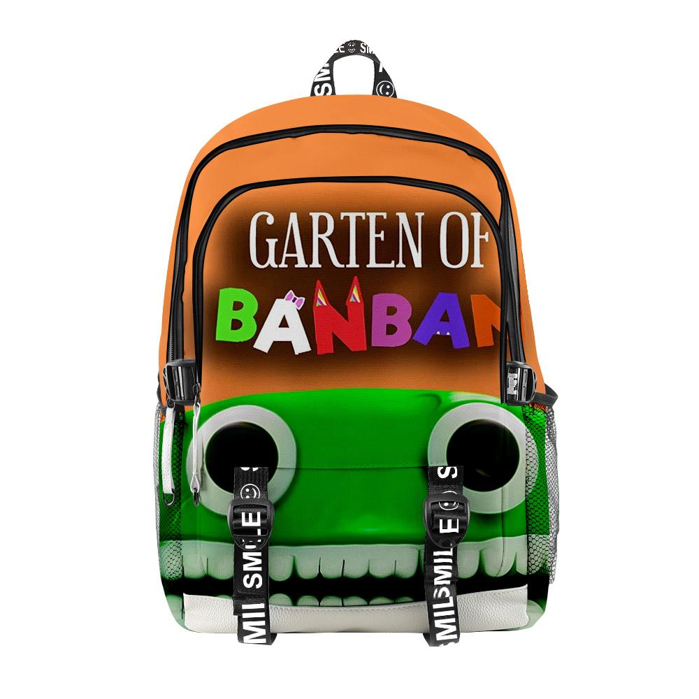 Cartoon Youthful School Bags Unisex Garten Of Banban Travel Bags 3D Print Oxford Waterproof Notebook Multifunction Backpacks