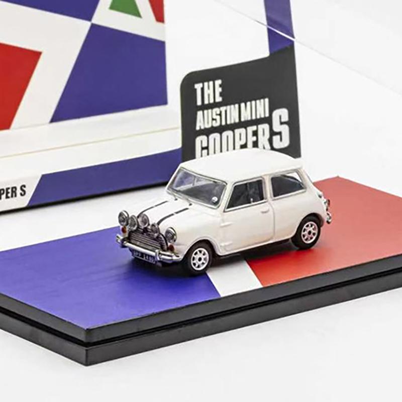 

GCD 1:64 AUSTIN MINI COOPER S Alloy Car Diecasts & Vehicles Car Model Miniature Scale Model Car For Collection Gift белый