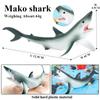 Oenux Ocean Starfish Sea Anemone Coral Jellyfish Squid Shrimp Crab Shark Animals Model Action Figures PVC Miniature Kid Toy Gift