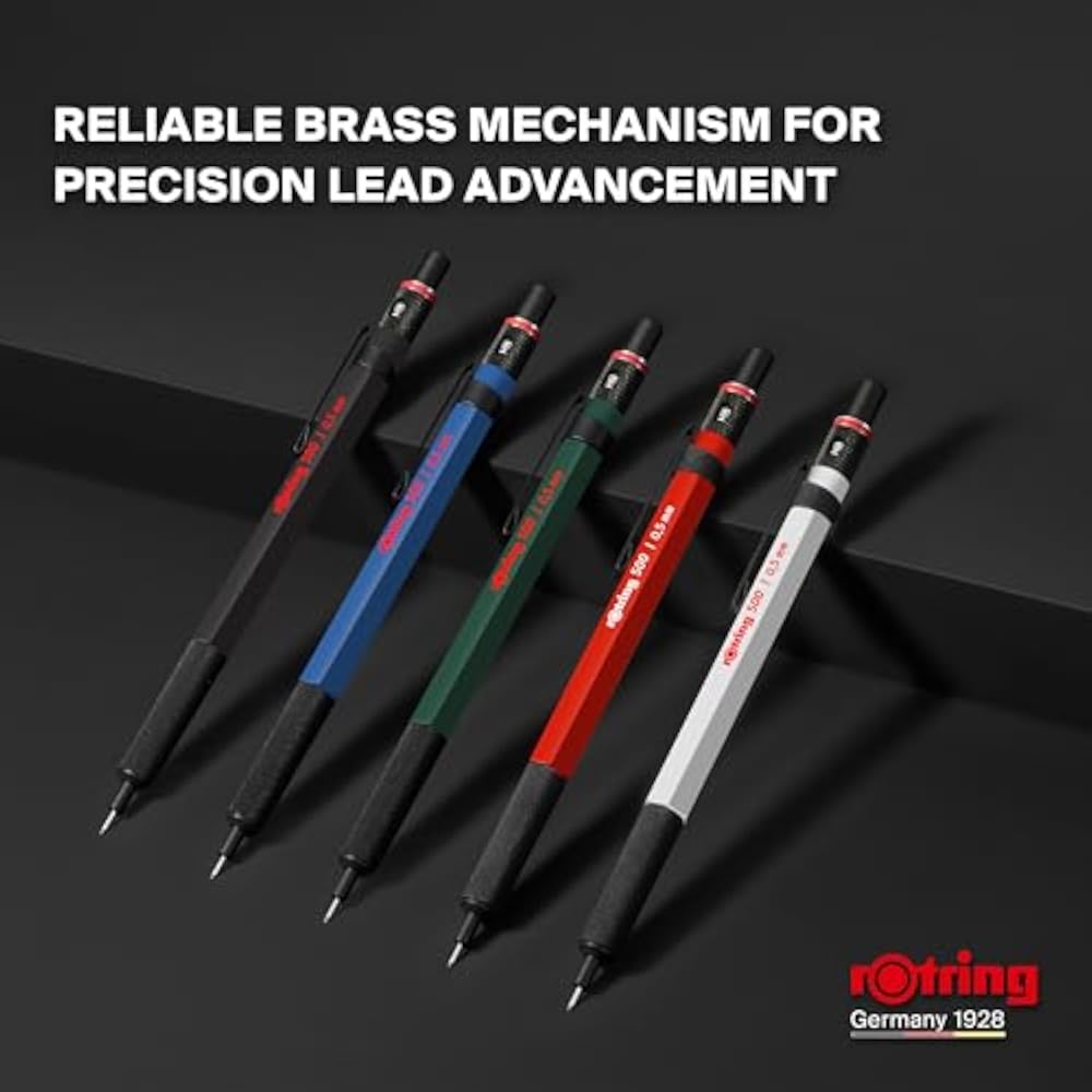 Rotring (Rotring) mechanical pencil 500 0.5mm black 1904725 officially imported
