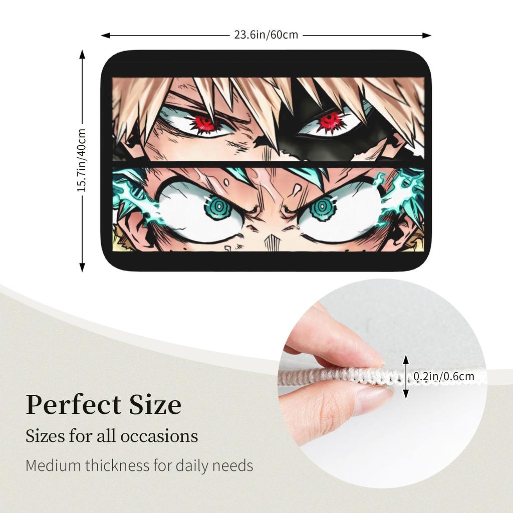 My Hero Academias Front Floor Door Entrance Welcome Mats Indoor  Kitchen Bathroom Doormat Bedroom Carpet Rug Footpad