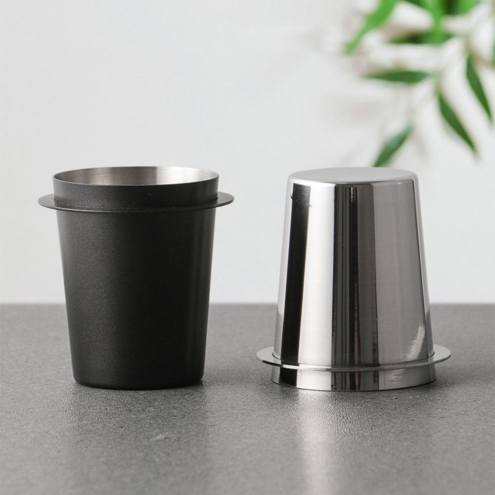 Kaffeedosierbecher 51/54/58mm Kaffeebohnen Messbecher Edelstahl Ersatz Café Barista Werkzeug für Espressomaschine