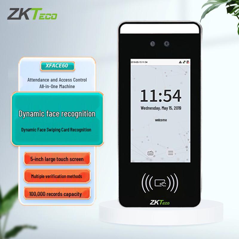 ZKTeco XFace60 Facial Recognition Access Control & Attendance System