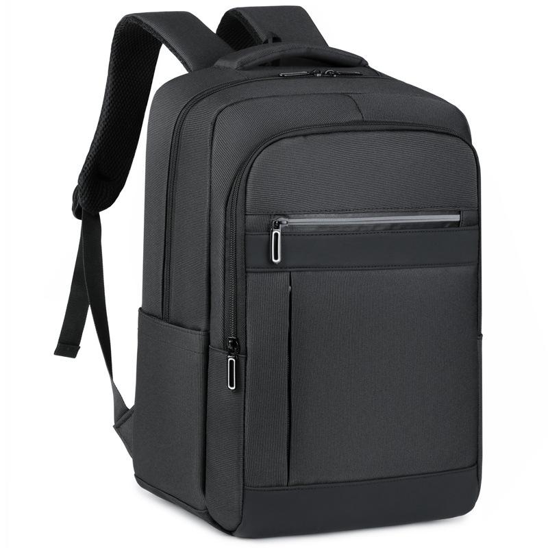 New Unisex Solid Color Waterproof and Breathable Business Fashion Casual All-match Daily Saving Backpack
