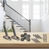 Sturdy Aluminum Handrail Brackets for Various Stairway Applications