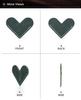 Handmade Heart-Shaped Retro Leather Bookmark – Personalized Creative Genuine Leather Page Holder.
