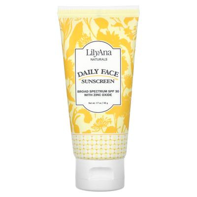 Daily Face Sunscreen, Spf 30, with Zinc Oxide, 48G(1.7Oz)