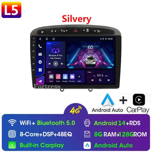 Android14 Car Radio for Peugeot 408 308 308SW 2007-2020 Multimedia Video Player Navigation GPS Carplay Auto 4G Stereo 2Din
