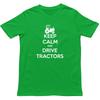 Keep Calm And Drive Tractors T ShirtFunny Farmer Tee Gift For Tractor Lovers