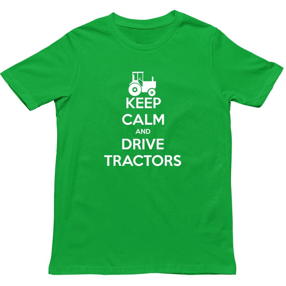 Keep Calm And Drive Tractors T ShirtFunny Farmer Tee Gift For Tractor Lovers S